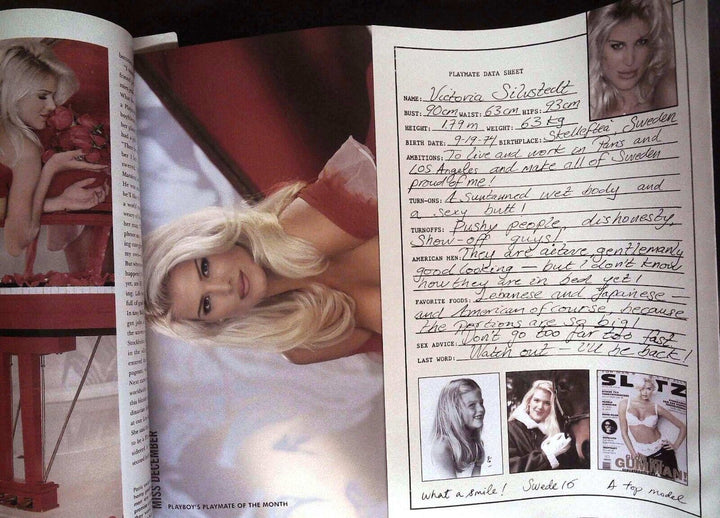 PLAYBOY US December 1996 JENNY McCARTHY Mike Wallace VICTORIA SILVSTEDT @ VGC